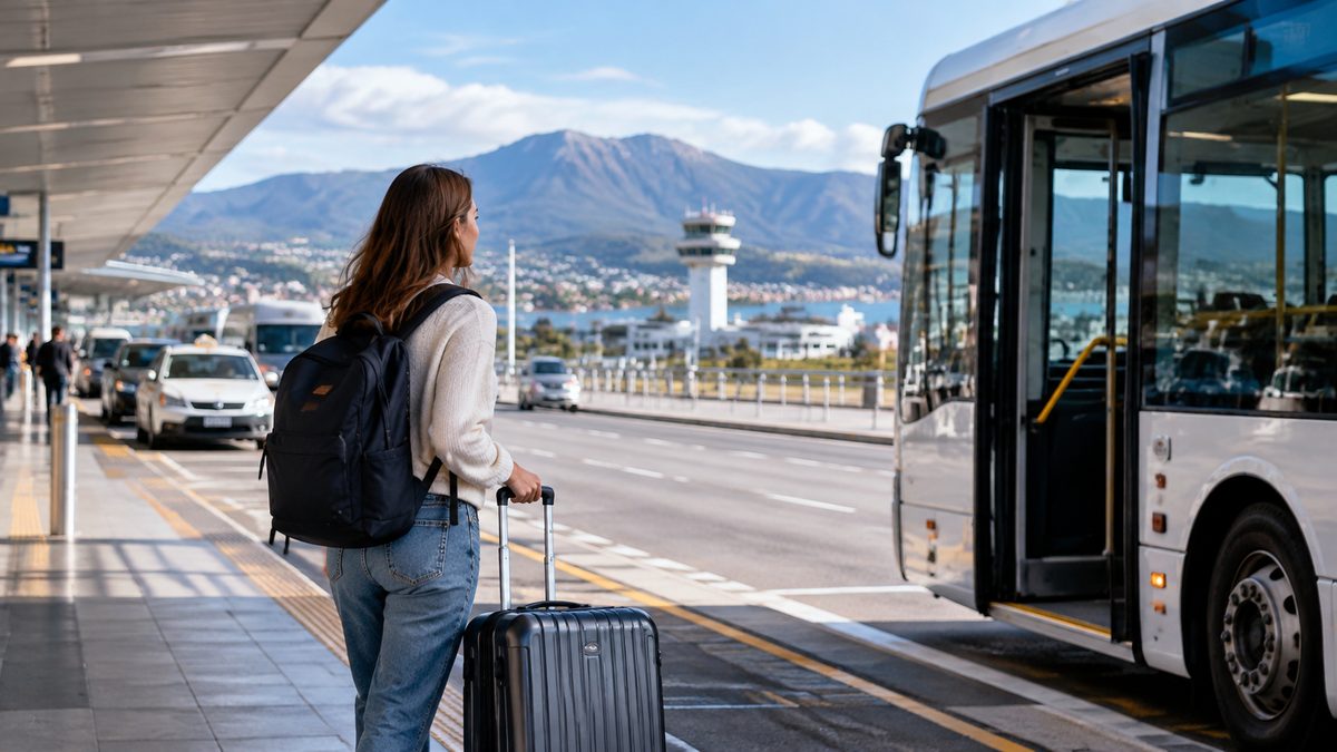 hobart airport to city transport