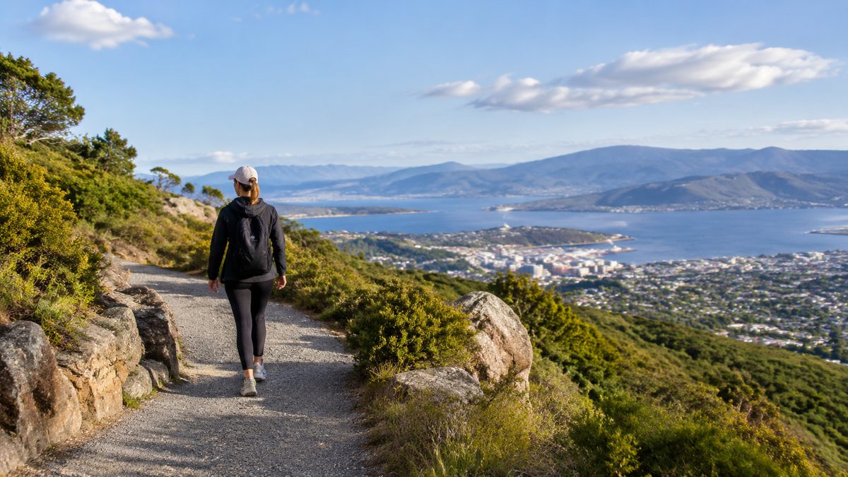queens domain hobart walks